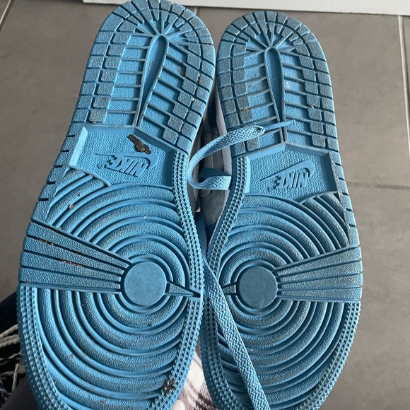 Jordan 1 Mid “Washed Denim” 5.5Y / 7W - Picture 2 of 6